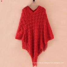 Женский свитер кардиган палантины зимние вязаные шали пончо (SP620)